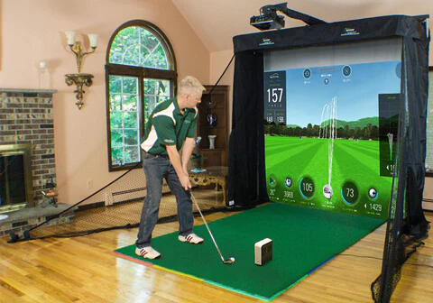 SkyTrak Net Return Golf Simulator Series Package